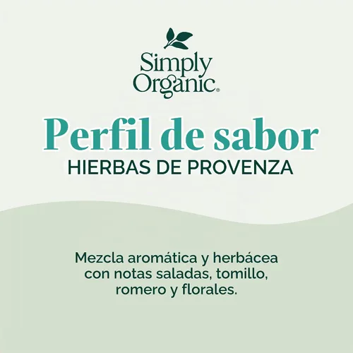 Vista 3 de Simply Organic Herbes de Provence - Certificado orgánico, Kosher 12 onzas (paquete de 1)