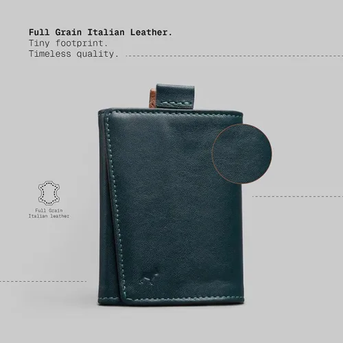 Vista 3 de The Frenchie Co. - Wallet Mini - Mini billetera organizadora de tarjetas compacta - Diseño de bolsillo delgado para el transporte diario - Perfil
