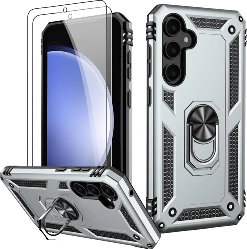Vista 24 de LUMARKE Funda para Galaxy S8, pasa 16 pies, probada contra caídas con soporte de anillo magnético, compatible con soporte de montaje de automóvil