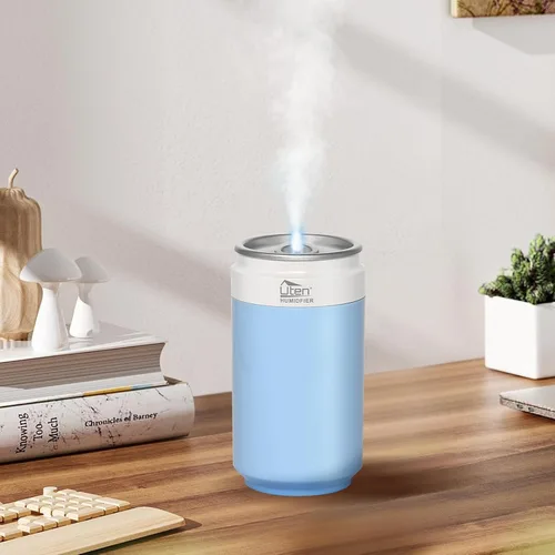 Vista 8 de Humidificadores, humidificador para dormitorio, humidificador de aire de lata, humidificadores para el hogar y las plantas, alimentado por USB