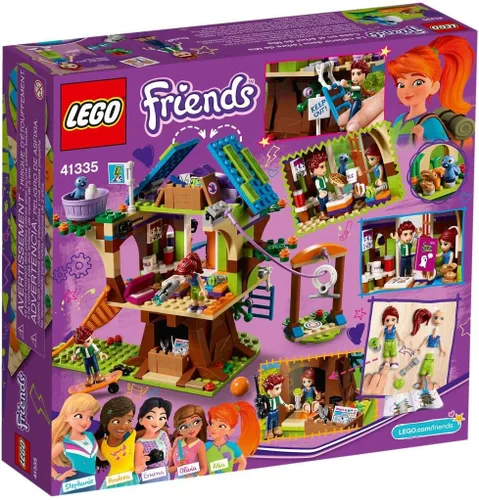 Vista 4 de LEGO 41335 Friends Heartlake Mia's Tree House Playset, Mia and Daniel Mini Dolls, construye y juega juguetes divertidos para niños