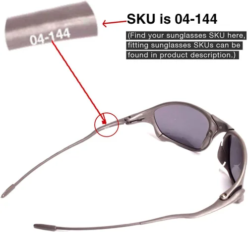 Vista 3 de Walleva Replacement Lenses Or Lenses with Rubber for Oakley X Metal XX Sunglasses - Multiple Options Available