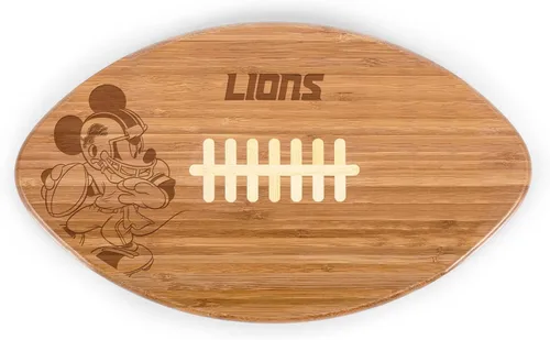 Vista 4 de PICNIC TIME NFL NFL Mickey Touchdown - Tabla de cortar y bandeja para servir de fútbol americano