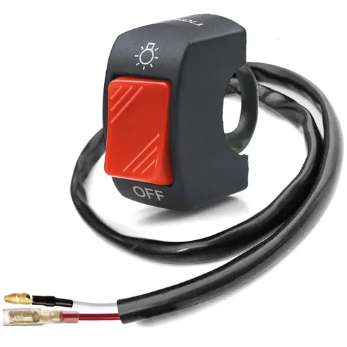 Vista 14 de 1 pieza de interruptor de manillar de motocicleta, botón de encendido y apagado, parte de ajuste para luz de motocicleta LED U5 U7 U2, interruptor