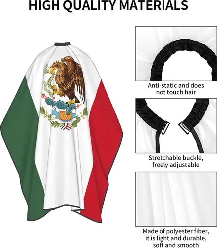 Vista 5 de Capa de peluquero personalizada para hombres Delantal de corte de pelo