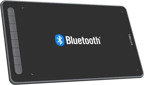 Vista 10 de XPPen - Tableta gráfica de dibujo Deco MW Bluetooth inalámbrica para computadora, lápiz X3 sin batería y 8 teclas de acceso directo, compatible