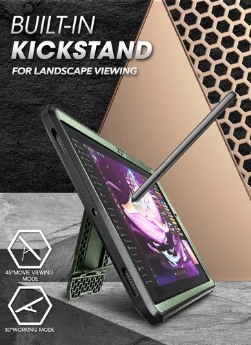 Vista 2 de SUPCASE Funda para Samsung Galaxy Tab A8 de 10.5 pulgadas 2022 con soporte Guldán