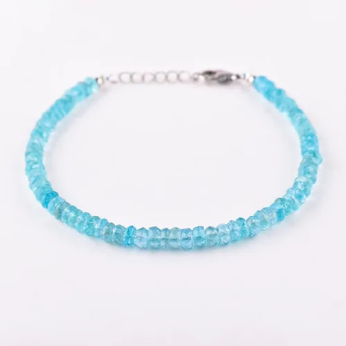 Vista 8 de Multi Gemstone Link Choker Bracelet