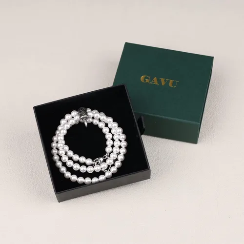 Vista 7 de GAVU Collar de perlas para hombre