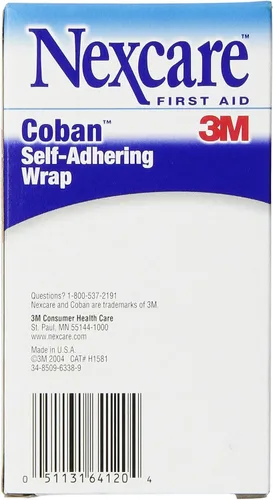 Vista 2 de Nexcare Coban - Envoltura autoadherente, bronceado, 1" X 5 yardas