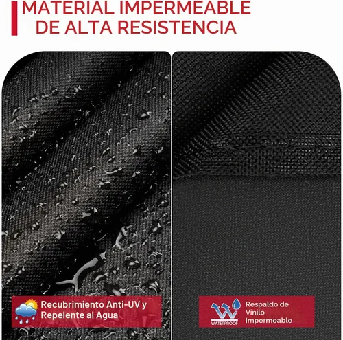 Vista 3 de UNICOOK Cubierta impermeable para parrilla de gas de barbacoa de alta resistencia, cubierta de barbacoa XXL de 75 pulgadas, resistente a
