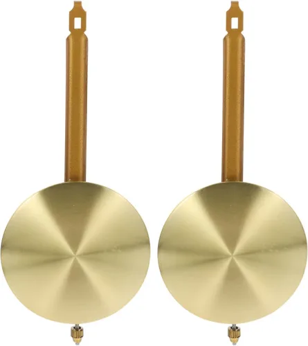Vista 10 de Piezas de reloj de péndulo de repuesto de metal para relojes de pared y regulador 20.50X7.50X0.31.5 in largo reloj péndulo accesorio para reparación