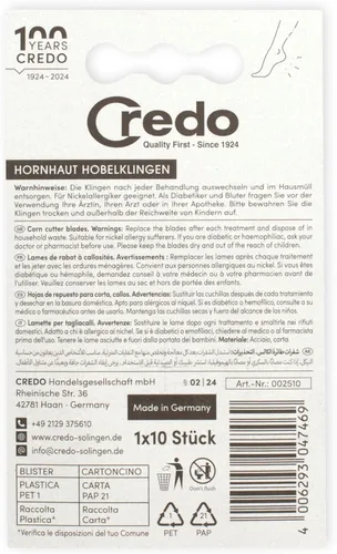 Vista 3 de Credo Solingen - Cuchillas de repuesto para cortador de maíz profesional, 10 piezas, 0.2 lbs