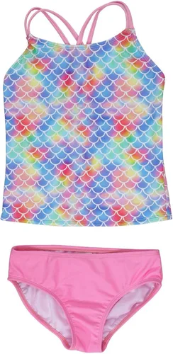 Vista 3 de Belloo - Traje de baño de 2 piezas estilo tankini para niñas de 4 a 14 años