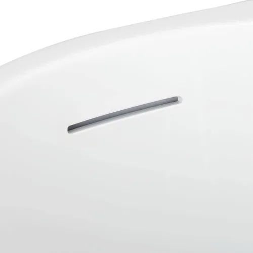 Vista 2 de Signature Hardware 482435 Dellway - Tina de remojo acrílica de 66 pulgadas con cubierta de grifo izquierda