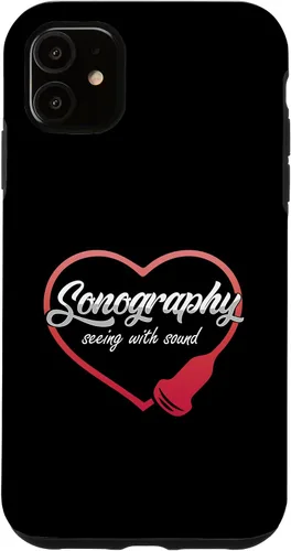 Vista 8 de Sonography Seeing with Sound Ultrasonido Ecografía Medicina Case para iPhone 17