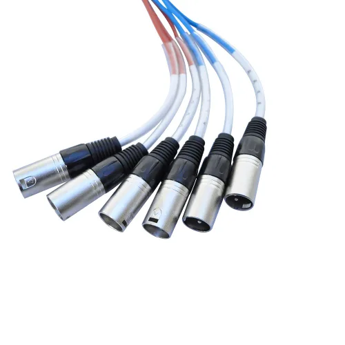 Vista 3 de Seismic Audio SADROP-6x30 Cable de serpiente de 6 canales, 30 pies Pro Audio Sub Snake