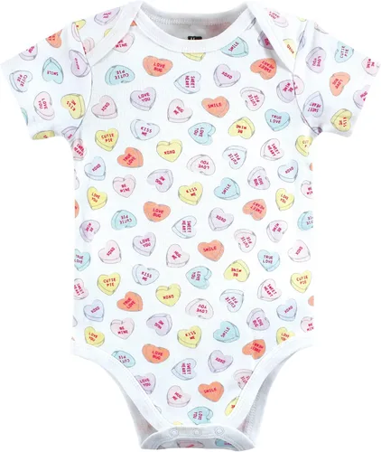 Vista 178 de Hudson Baby baby-girls Cotton Bodysuits 3-pack
