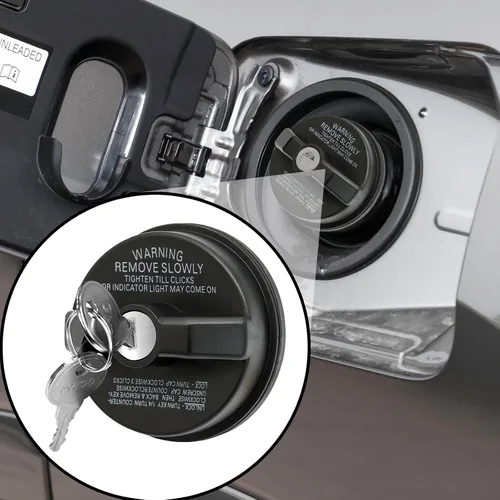 Vista 7 de Tapa de gas con bloqueo, tapa de combustible con llave compatible con Toyota 4Runner Tacoma Tundra Acura Honda CRV Infiniti Nissan Buick Cadillac