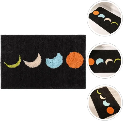 Vista 8 de Yardwe Tapetes de baño lavables para baño, antideslizantes, tapetes decorativos absorbentes