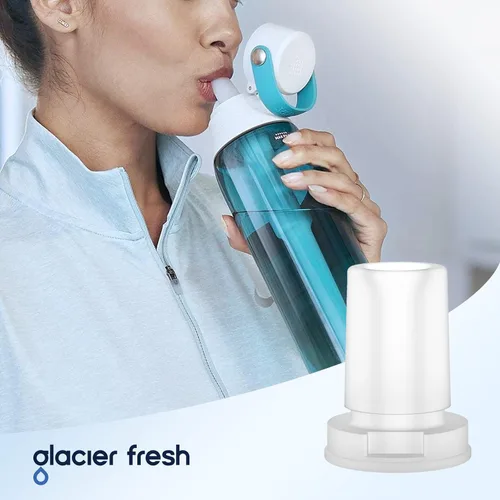 Vista 6 de GLACIER FRESH Boquilla de repuesto para botella de agua Brita, piezas de repuesto de válvula de mordida de botella de silicona compatibles