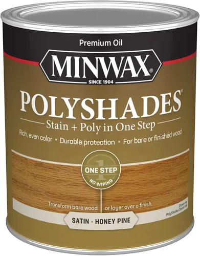 Vista 31 de Barniz Minwax 213104444 PolyShades Miel
