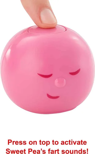 Vista 4 de Mattel Games Fart and Go Seek - Juego de actividades para esconderse y encontrar en interiores y exteriores, con frijoles electrónicos para pedos