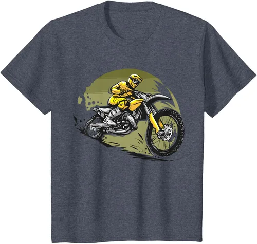 Vista 71 de Camiseta de motocross Supermotard Enduro, Negro, S