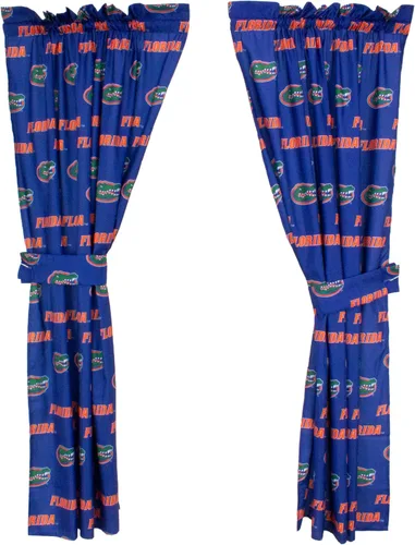Vista 31 de College Covers Everything Comfy Alabama Crimson Tide - Juego de paneles de cortina, 2 paneles, 2 alzapaños a juego, 42 pulgadas de ancho por 63