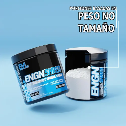 Vista 3 de EVL Ultimate Polvo de Pre Entrenamiento - Bebida en Polvo de Preentrenamiento para Quema de Grasa Termogénica y Energía Duradera - Mezcla de Bebida