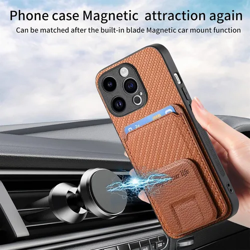 Vista 3 de Compatible with Xiaomi Poco X3 NFC 4G Case,Bracket Kickstand,Compatible with Xiaomi Poco X3 Pro 4G Anti-Fall Shockproof Car Magnetic Protective