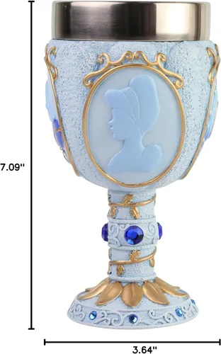 Vista 9 de Enesco Disney Showcase Cenicienta Castle - Copa decorativa de cáliz, 7.09 pulgadas, multicolor