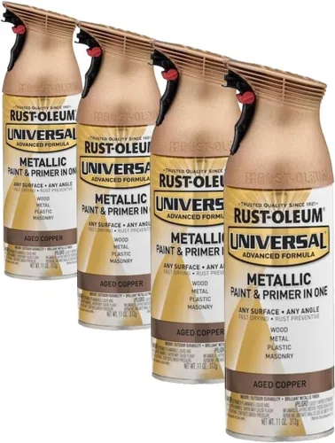 Vista 150 de Rust-Oleum Pintura en aerosol metálica universal para todas las superficies, cobre envejecido Cobre (Aged Copper)