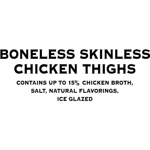 Vista 5 de Tyson® Muslos de pollo deshuesados y sin piel, 2.5 libras (congelado)