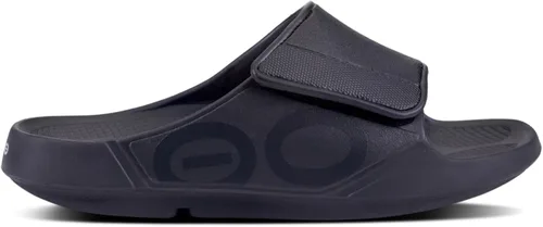 Vista 4 de OOFOS OOahh Sport Flex - Sandalia de recuperación Negro mate