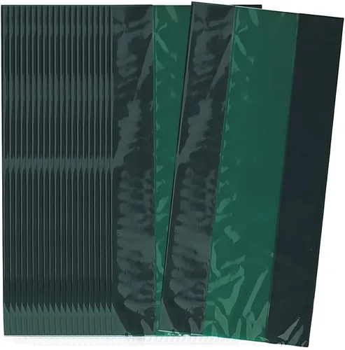 Vista 8 de Bolsas de plástico de celofán azul bebé para fiestas - 11.5" x 5" (30 unidades) Perfectas para regalos, dulces, golosinas