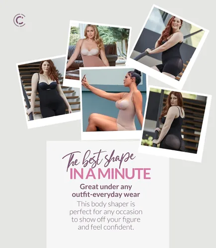 Vista 6 de CURVEEZ - Body para mujer con control de barriga fajas colombianas para mujer