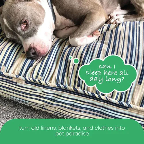 Vista 7 de Molly mutt - Cubierta de edredón para cama de perro, 100 % algodón, duradera, lavable, Petite