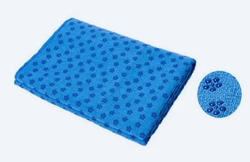 Vista 2 de IBL-Toalla de yoga, toalla para esterilla de yoga caliente, absorbe el sudor, antideslizante, para yoga caliente, pilates y entrenamiento, 24 x 72