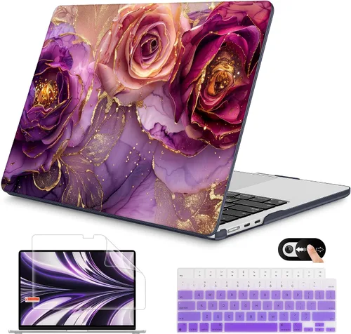 Vista 44 de Mektron Funda para MacBook Air 2025 M4 de 13.6 pulgadas A3240 Compatible con 2023 A2681 M2 2024 A3113 M3 Chip con Liquid Retina Display Touch ID