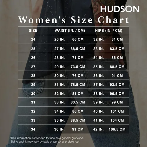 Vista 4 de HUDSON Jeans Holly de tiro alto y pierna recta para mujer