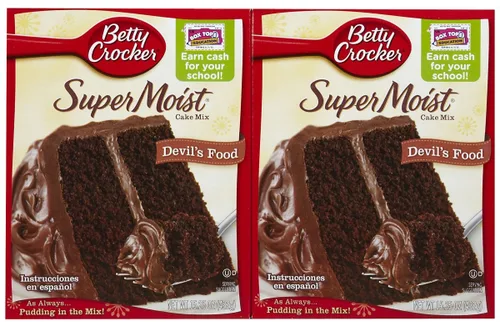 Vista 55 de Betty Crocker Delights Mezcla de pastel de vainilla francesa súper húmeda, 13.25 onzas