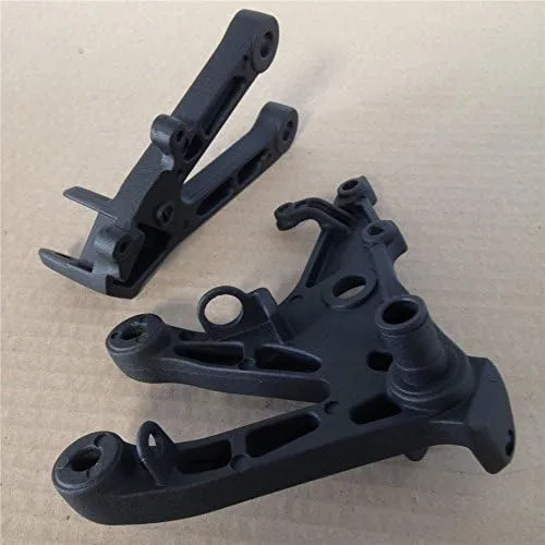 Vista 7 de HONGK - Soporte de clavijas de pie delantero negro compatible con Cbr600Rr Rr 2007 2008-2011 [B01C0SU70M]