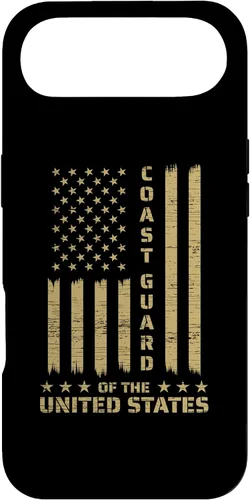 Vista 27 de Funda USCG de la Guardia Costera de Estados Unidos y la bandera estadounidense USCG para iPhone 16