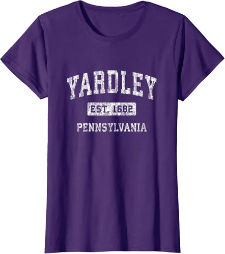 Vista 12 de Yardley Pennsylvania PA - Camiseta de manga corta, diseño deportivo