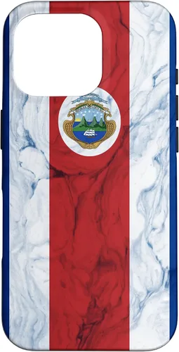 Vista 20 de Bandera de Costa Rica y fondo elegante - Funda del orgullo costarricense para iPhone 17