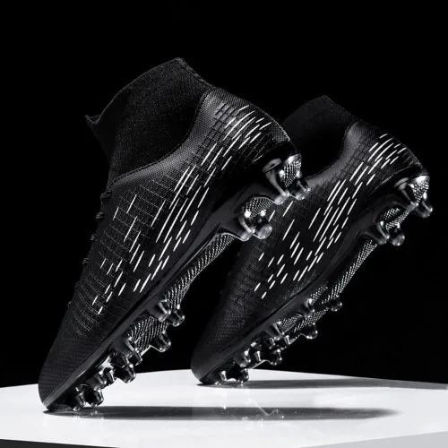 Vista 4 de Tacos de fútbol para hombre, ligeros, de alto rendimiento, para interiores y exteriores, para césped profesional, para entrenamiento de picos
