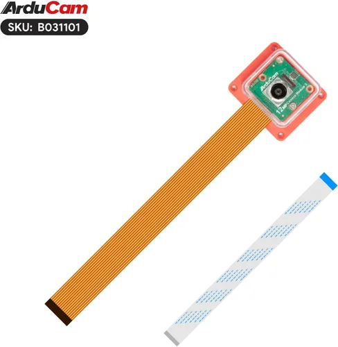 Vista 4 de Arducam Para Raspberry Pi Cámara Módulo 3 Amplio, 120 ° (D) IMX708 Autofocus Pi Cámara V3 con funda, viene con 5.9 in 15-22 Pin y 22-22 Pin Cable FFC