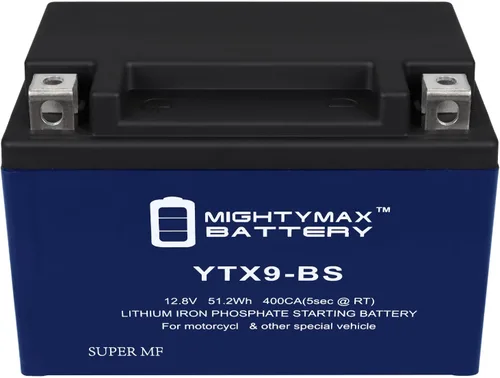 Vista 3 de Mighty Max Battery Batería de litio YTX9-BS sustituye a Kawasaki Z900 Z900RS ABS Cafe 17-19