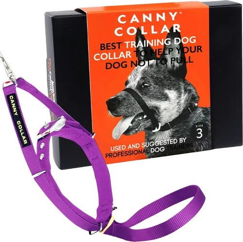 Vista 23 de Canny Gentle - Collar de cabeza de entrenamiento para perros sin tirones, color negro, talla 4 Kind, safe, comfortable & gentle, trains your dog